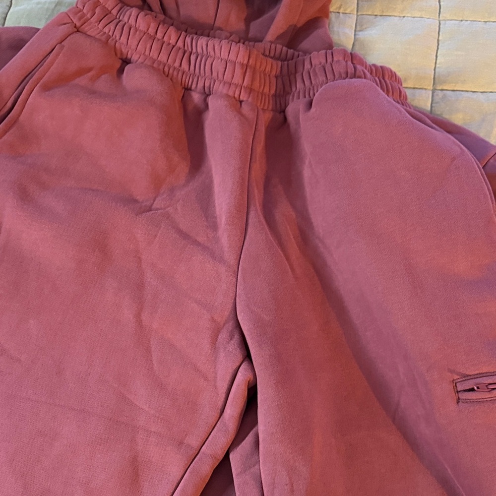 Comfrt Airplane Mode Travel Set Berry Limited Edition SOLD OUT Hoodie + Sweats L - Picture 5 of 8